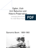 Ogden Utah Historic Preservation and Unit Reduction Power Point Presentation February 10, 2015