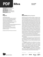 20150120 | Programa de Sala Ricardo Silva 