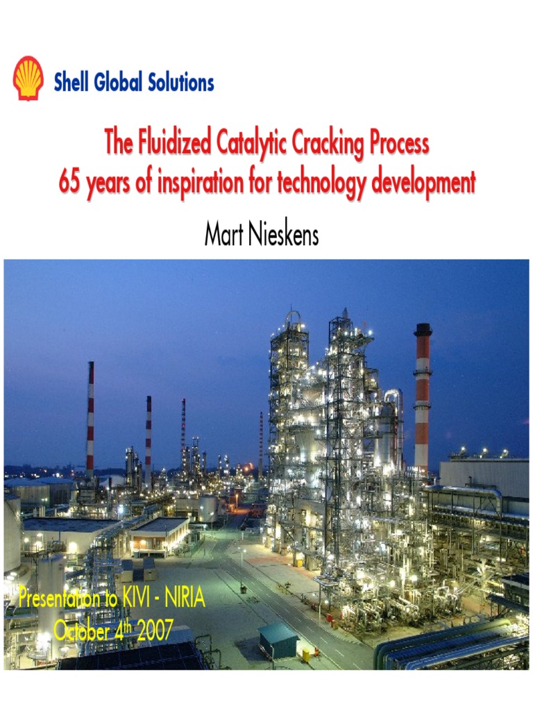 Shell Residue Fluidized Catalytic Cracking Process Chemical Processes