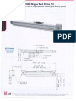 MACRON Single Belt Drive 12: (Mechanical Belt Drive To Be Used in Conjunction With External Guide Bearing System)