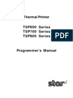 Star Thermal Printer Programmer's Manual