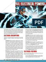 Mutants & Masterminds Power Profile 7 Electrical Powers