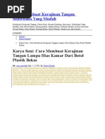 Download Cara Membuat Kerajinan Tangandoc by bagoes12875 SN255303301 doc pdf