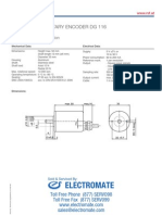 RSF Electronik Incremental Rotary Encoder DG 116 Specsheet