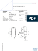 RSF Electronik Incremental Rotary Encoder DG151 Specsheet
