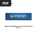 VMware VCA - Cloud Study Guide