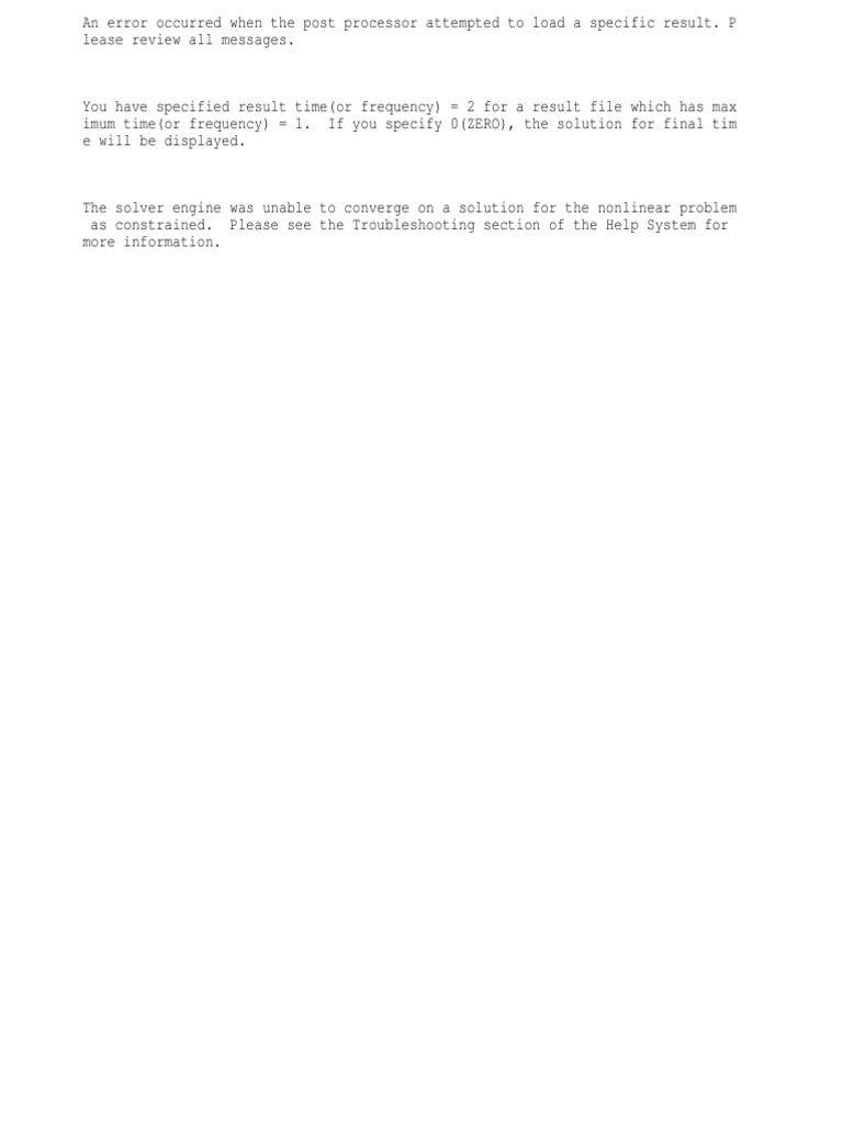 Post Processor Error and Troubleshooting | PDF | Areas Of Computer ...