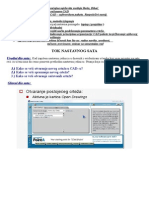Izgled Ekrana U CAD Softverskom Paketu. Raspoloživi Menij