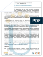 Aspectos éticos en la investigación psicológica: responsabilidad y confidencialidad