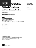20150207 | Programa de Sala Orquestra Sinfónica do Porto Casa da Música 