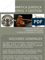 Informática Jurídica de Control y Gestión