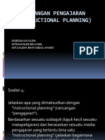 Rancangan Pengajaran (Instructional Planning)