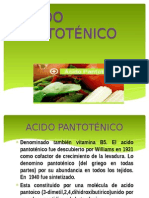 Acido Pantoténico