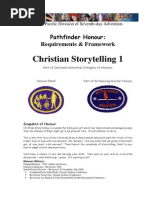 Christian Storytelling 1 Honour Requirements Framework