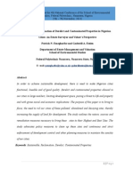 Pitfalls of Rapid Urbanization in Nigerian Cities: The Socio - Economic and Environmental Implications of The Proliferation of Frontage Shops in Keffi Town.