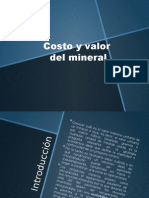 Costo y valorización del mineral.pptx