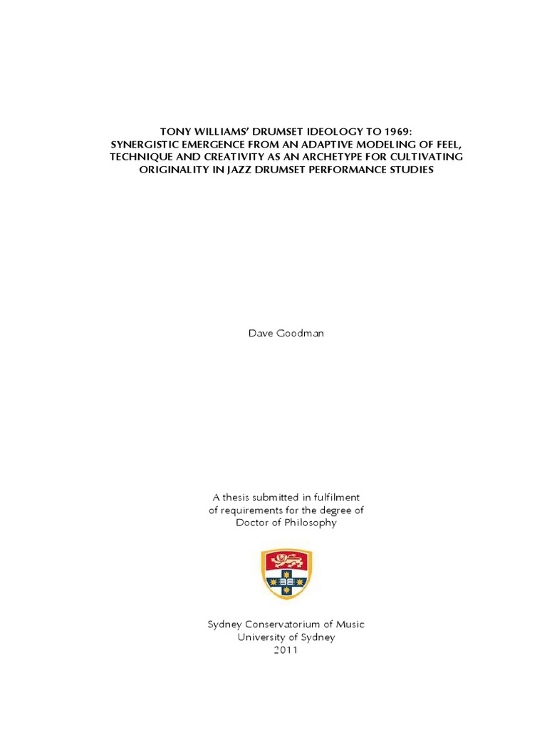Tony williams thesis 04 picture