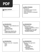 Basin Analysis