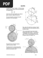 Basic Gear Terminology and Calculations | PDF | Gear | Wear