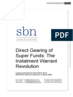 A Direct Gearing of Super Funds
