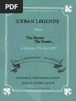 Poster Urban Legends