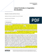 Removal of Residual Pesticides in Vegetables