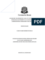 Análisis del estado del transporte en colombia