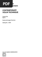 Schradieck School of Violin Technics - Book 1 | PDF | Art