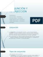 Conjunción y Interjección