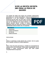 Cómo Hacer La Receta Secreta Del Cebo Para La Pesca de Bagres