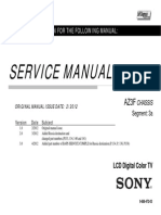 Manual Servicio Sony - kdl-32 - 40 - 46 - 55hx750 - 751 - 753 - 755 - 756 - 757 - 758 - 759 - 75g - Chassiaz3f