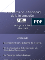 Indicadores de la Sociedad de la Información