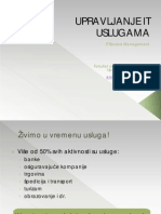 1.1 ITSM - Upravljanje IT Uslugama