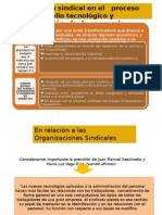 Organización Sindical en El Proceso de Desarrollo Tecnológico y Globalización de La Economía