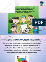 La Intersectorialidad en El Modelo de Educacion Inicial-Santa Ana