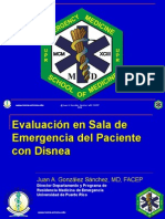 Disnea Emergencias