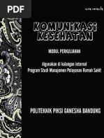 Download Modul Komunikasi Kesehatan by mirave21 SN255378977 doc pdf