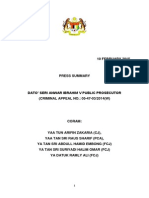 Datuk Seri Anwar Ibrahim v Public Prosecutor (CRIMINAL APPEAL NO.