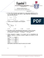 Examen Del Tercer Bloque matematicas 2do