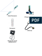 Clinical Thermometer BP Apparatus Mercurial