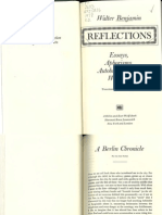 Walter Benjamin's Reflections