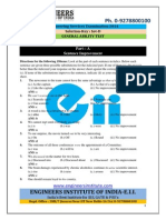 IES ESE 2014 GENERAL ABILITY TEST Solution Key Set-D PDF