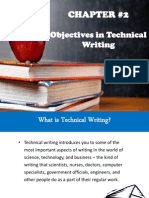 Chapter 2 - Objectives in Technical Writing