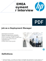 HP EMEA Deployment Manager