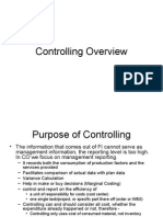 SAP Controlling Overview
