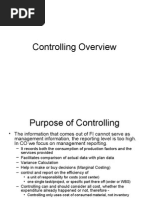 SAP Controlling Overview