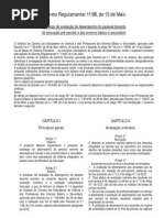 Dec Regulamentar 11 98