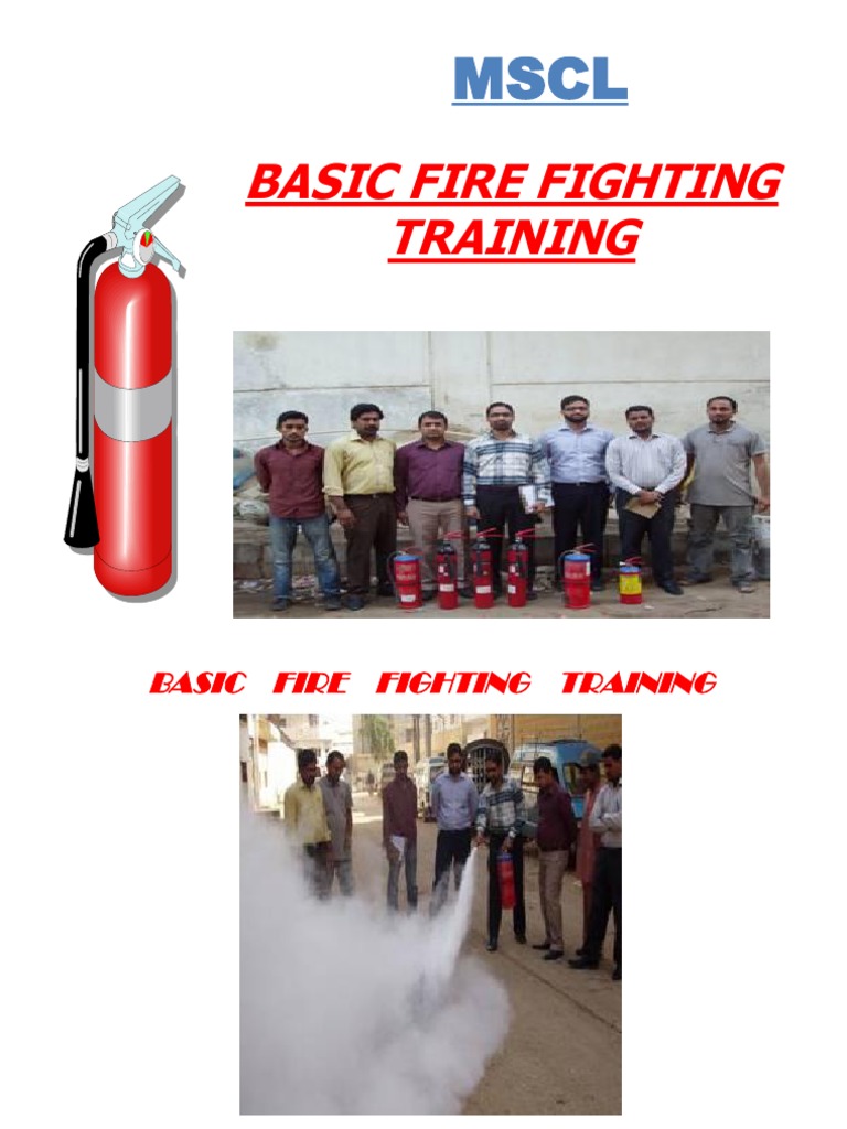 Basic Fire Fighting Training Manual | PDF | Firefighting | Chemical ...
