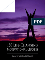 180 Life-Changing: Motivational Quotes