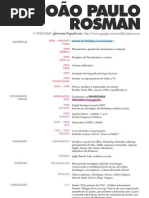 Currículo João Paulo Rosman